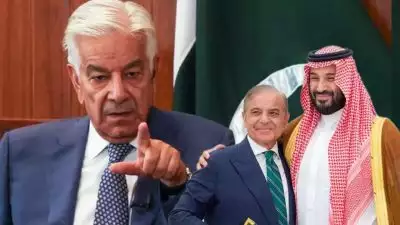 ഇ​ന്ത്യ പാ​കി​സ്ഥാ​നെ​തി​രെ യു​ദ്ധം പ്ര​ഖ്യാ​പി​ക്കു​ന്ന സാ​ഹ​ച​ര്യ​മു​ണ്ടാ​യാ​ൽ സൗ​ദി സഹായത്തിനെത്തും: പാ​ക് പ്ര​തി​രോ​ധ മ​ന്ത്രി ഖ്വാ​ജ ആ​സി​ഫ്