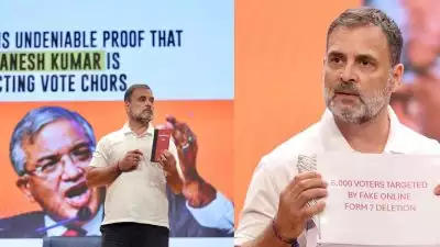 'തിരഞ്ഞെടുപ്പ് കമ്മീഷൻ വോട്ട് കൊള്ളക്കാരെ സംരക്ഷിക്കുന്നു, തന്റെ പക്കൽ തെളിവുണ്ട്'; ഹൈഡ്രജൻ ബോംബ് വരുന്നതേയുള്ളു, വീണ്ടും ആരോപണങ്ങൾ ഉന്നയിച്ച് രാഹുൽ ഗാന്ധി