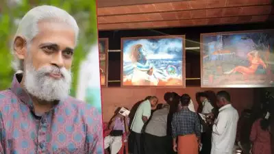 'സ്‌നേഹിക്കയില്ല ഞാന്‍ നോവുമാത്മാവിനെ സ്‌നേഹിച്ചിടാത്തൊരു തത്വശാസ്ത്രത്തെയും'; വയലാറിന്റെ വരികളെ ആസ്പദമാക്കി ആര്‍ട്ടിസ്റ്റ് ജോ പോളിന്റെ ചിത്രപ്രദര്‍ശനം