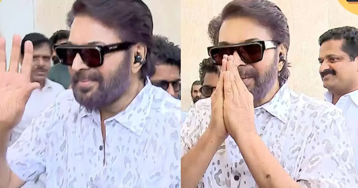 'എല്ലാം ഞാൻ അറിയുന്നുണ്ട്, പ്രാർത്ഥനകൾക്ക് എല്ലാം ഫലം കണ്ടു; സ്റ്റൈലിഷായി മമ്മൂട്ടി സെറ്റിലേക്ക്