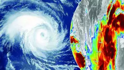 ശക്തിപ്രാപിച്ച് 'മൊൻത', അതിശക്ത ചുഴലിക്കാറ്റായി ആന്ധ്രാ തീരത്തേക്ക് അടുക്കുന്നു; മുന്നറിയിപ്പ് നൽകി കേന്ദ്ര കാലാവസ്ഥാ വകുപ്പ്