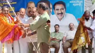 ആര്‍എസ്എസ് പരിപാടിക്ക് പിന്നാലെ ബിജെപി വേദിയിലും ഔസേപ്പച്ചന്‍; ഭാരതം നമ്മുടെ അമ്മ, രാജ്യത്തിന് വേണ്ടി ഒറ്റക്കെട്ടായി പ്രവര്‍ത്തിക്കണം
