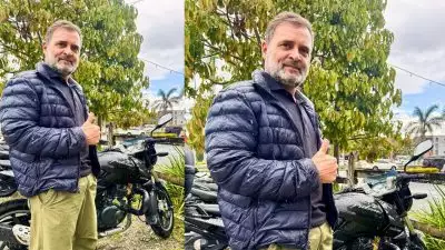 കൊളംബിയയിൽ പൾസർ 180 നൊപ്പം രാഹുൽ; ബജാജ്, ഹീറോ, ടിവിഎസ് കമ്പനികൾ വിദേശത്ത് അഭിമാനമെന്ന് കുറിപ്പ്