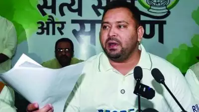 തേജസ്വി യാദവ് ബിഹാർ മുഖ്യമന്ത്രി സ്ഥാനാർത്ഥി; പ്രഖ്യാപനം നടത്തി മഹാ​ഗഡ്ബന്ധൻ, പോസ്റ്ററിൽ രാഹുൽ ​ഗാന്ധിയെ ഒഴിവാക്കി