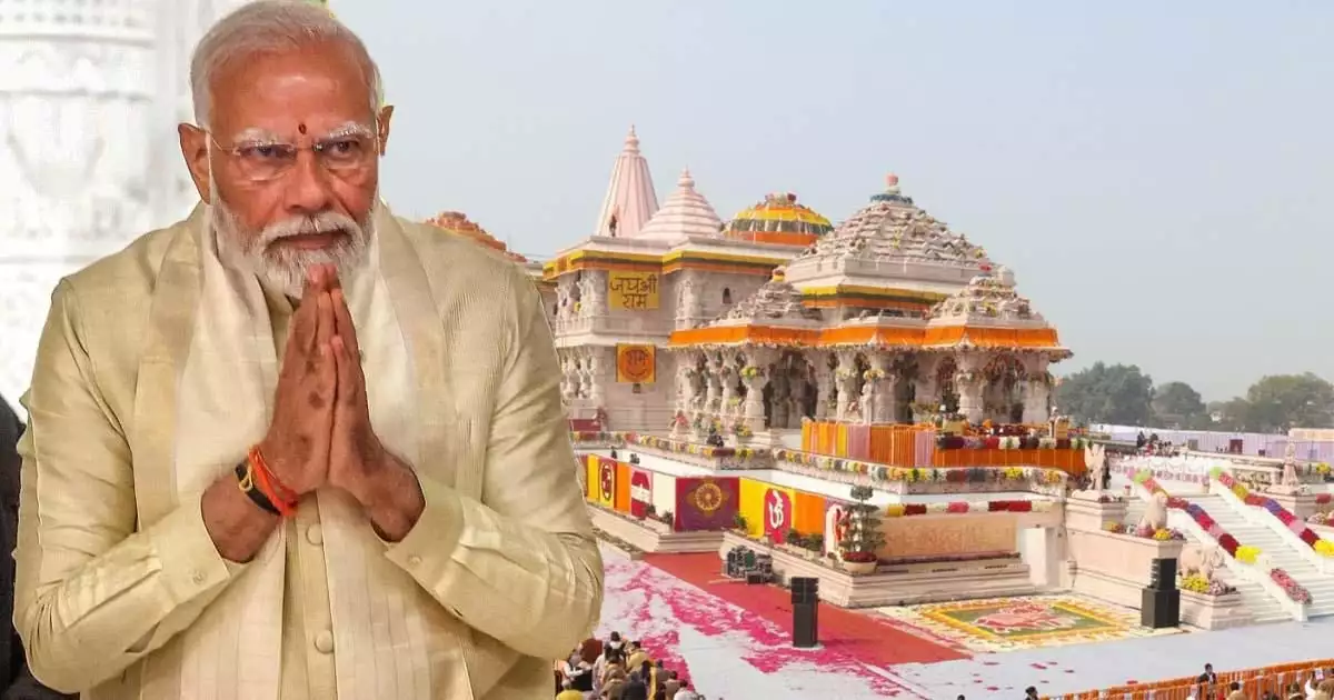 പ്രധാനമന്ത്രി അയോധ്യയില്, ഇന്ന് കൊടി ഉയര്ത്തല് ചടങ്ങ്; മേഖലയില് അതീവ ജാഗ്രതാ നിര്ദേശം