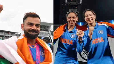 'നിങ്ങൾ ചരിത്രം സൃഷ്ടിച്ചു, ഭാവിയിൽ പെൺകുട്ടികൾക്ക് ഈ സ്പോർട്ട് തിരഞ്ഞെടുക്കാൻ നിങ്ങൾ പ്രചോദനമായി'; ആശംസയുമായി വിരാട് കോഹ്ലി