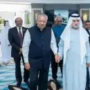 യുഎഇ മന്ത്രിയുമായി അബുദാബി കൊട്ടാരത്തിൽ കൂടിക്കാഴ്ച നടത്തി മുഖ്യമന്ത്രി പിണറായി വിജയൻ