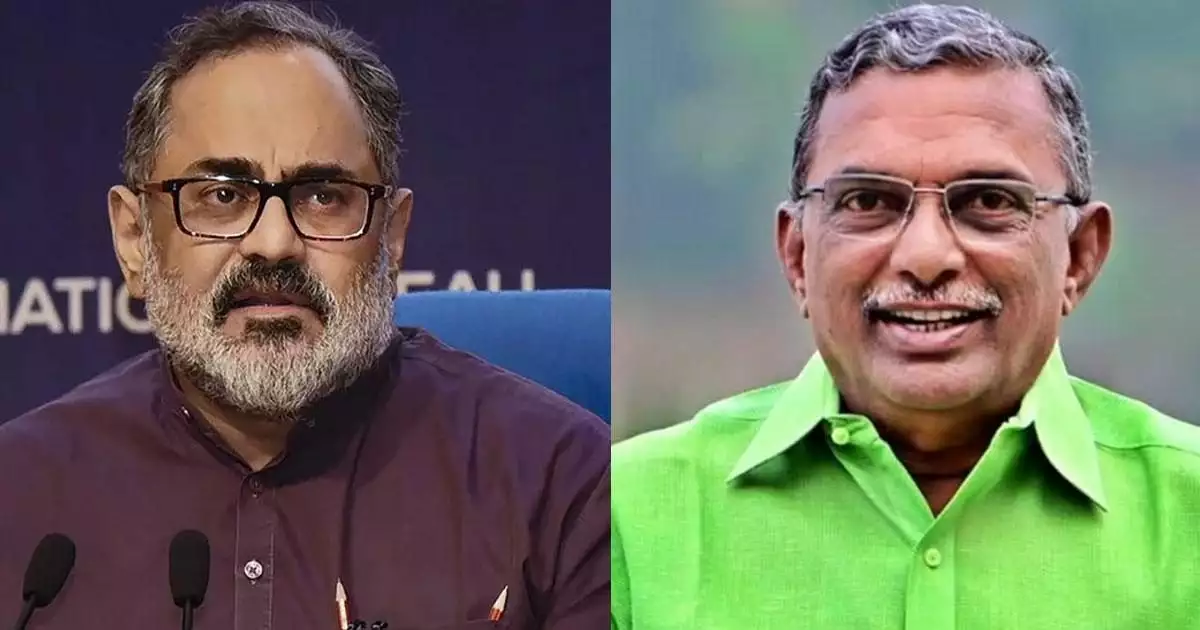 'ശബരിമല സ്വർണക്കൊള്ള നടന്നത് കൃത്യമായ പദ്ധതിയോടെ, മുഖ്യമന്ത്രി അറിയാതെ ഒന്നും സംഭവിക്കില്ല'; എ പദ്മകുമാറിന്റെ അറസ്റ്റിൽ രാജീവ് ചന്ദ്രശേഖർ