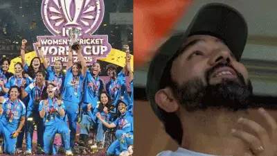 'അറിയാം ആ കപ്പിന്റെ വില', രോഹിത് ശർമ്മയെ സാക്ഷിയാക്കി കപ്പിൽ മുത്തമിട്ട് ഇന്ത്യൻ വനിതകൾ