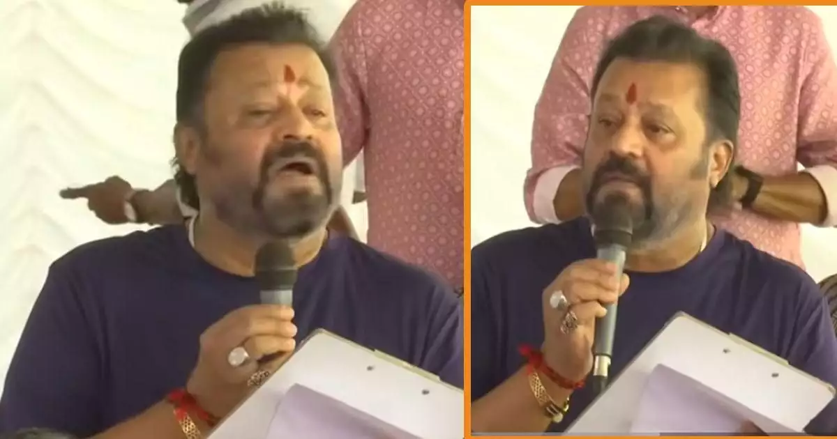 'ആ മാക്രിയുടെ മൂക്കിന് താഴെയാണ് പദ്ധതി കൊടുത്തത് '; തൃശൂര് എംപിയെ ഞോണ്ടാന് വരരുത്, മാന്തി പൊളിച്ചുകളയുമെന്ന് സുരേഷ് ഗോപി