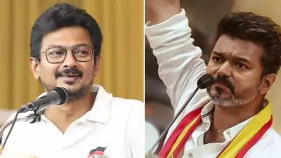 ‘അടിസ്ഥാനം ഇല്ലാതെ കാർഡ്ബോർഡ് കൊണ്ട് നിർമിച്ചത്, ചെറുതായൊരു കാറ്റടിച്ചാൽ മതി’: ടിവികെയെ പരിഹസിച്ച് ഉദയനിധി സ്റ്റാലിൻ