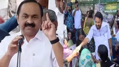 രാഹുൽ മാങ്കൂട്ടത്തിൽ സമരവേദിയിലുണ്ടെങ്കിൽ പങ്കെടുക്കില്ലെന്ന് വി ഡി സതീശൻ, ആശാ സമരവേദിയിൽ നിന്നും സ്ഥലം കാലിയാക്കി രാഹുൽ; പിന്നാലെ വീണ്ടും തിരിച്ചെത്തി