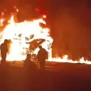 കർണാടകയിൽ ലോറിയുമായി കൂട്ടിയിടിച്ച് സ്വകാര്യ ബസിന് തീപിടിച്ചു; പത്ത് പേർ പൊള്ളലേറ്റ് മരിച്ചു