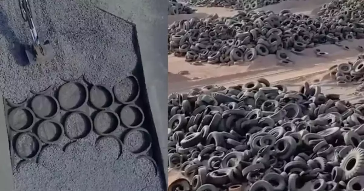 പഴയ ടയറുകൾ ഹൈവേകൾക്ക് താഴെ കുഴിച്ചിടുന്ന അമേരിക്കക്കാർ; ഇന്ത്യയ്ക്കും കണ്ടു പഠിക്കാം..