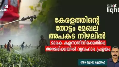 കേരളത്തിൻ്റെ തോട്ടം മേഖല അപകട നിഴലിൽ, മാരക കളനാശിനിക്കെതിരെ അമേരിക്കയിൽ വ്യവഹാര പ്രളയം