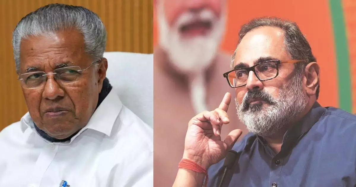 'മുഖ്യമന്ത്രിയുടെ കയ്യിൽ എന്റെ നമ്പർ ഉണ്ട്, കേരളത്തിലെ ഹിന്ദു വിശ്വാസികളെ സംരക്ഷിക്കാൻ കഴിയില്ലെങ്കിൽ എന്നെ അറിയിക്കുക, ഞാൻ പ്രധാനമന്ത്രിയുമായി സംസാരിക്കാം'; രാജീവ് ചന്ദ്രശേഖർ