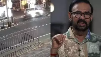 ഇൻഡിക്കേറ്റർ ഇട്ട് കാർ റോഡിലേക്ക്, വേഗത്തിലെത്തിയ ബൈക്ക് ഇടിച്ചു; അപകടദൃശ്യം പുറത്ത്; 'സിസിടിവി ഇല്ലായിരുന്നെങ്കിൽ ഞാൻ തെറ്റുകാരനായേനെ' എന്ന് മണിയൻപിള്ള രാജു