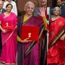 സാരി ട്രെൻഡിൽ ഇക്കുറി നിർമലയുടെ കാഞ്ചീപുരം..