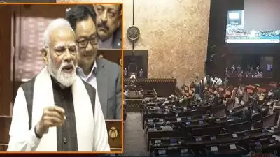 'ഏകാധിപത്യം സഭയില്‍ അനുവദിക്കില്ല, പ്രതിപക്ഷ ശബ്ദം അടിച്ചമര്‍ത്താന്‍ അനുവദിക്കില്ല'; പ്രതിപക്ഷനേതാവിനെ സംസാരിക്കാന്‍ അനുവദിച്ചില്ല, ഇറങ്ങിപ്പോയി പ്രതിപക്ഷം; ലോക്‌സഭയില്‍ നടത്താനാവാത്ത നന്ദി പ്രമേയവുമായി നരേന്ദ്ര മോദി രാജ്യസഭയില്‍