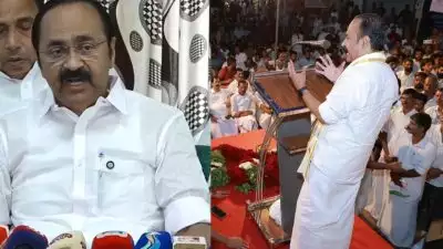 'എല്‍ഡിഎഫ് ന്യൂനപക്ഷ പ്രീണനം കഴിഞ്ഞ് ഭൂരിപക്ഷ പ്രീണനത്തിന് ഇറങ്ങി, നിലവില്‍ രണ്ട് കൂട്ടരും ഇല്ലാത്ത അവസ്ഥയാണ്'; തോറ്റുകഴിയുമ്പോള്‍ പിണറായി വിജയന്‍ കണ്ടംവഴി ഓടുമെന്ന് വി ഡി സതീശന്‍