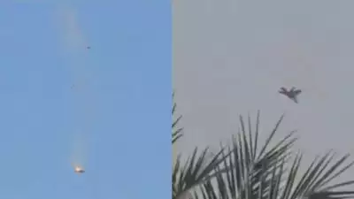 കുവൈറ്റിൽ അമേരിക്കയുടെ എഫ്-15 യുദ്ധവിമാനം തകർന്നുവീണു, വെടിവെച്ച് വീഴ്ത്തിയെന്ന് ഇറാൻ; ദൃശ്യങ്ങൾ പുറത്ത്