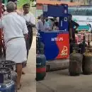 മലപ്പുറത്ത് എല്‍പിജി പമ്പില്‍ 2,000 രൂപ വരെ ഈടാക്കി അനധികൃത ഗ്യാസ് വില്‍പ്പന; പൊലീസ് ഇടപെട്ട് വില്‍പ്പന അവസാനിപ്പിച്ചു