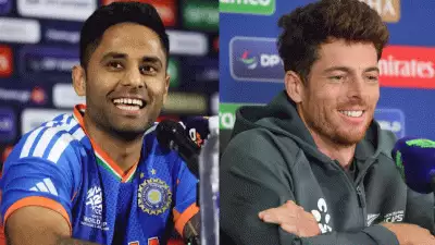 'അവന്മാരോട് പുതിയ വെല്ലോം ഡയലോഗ് ഉണ്ടെങ്കിൽ ഇറക്കാൻ പറ'; സാന്റ്‌നറുടെ വെല്ലുവിളിയോട് പ്രതികരിച്ച് സൂര്യകുമാർ