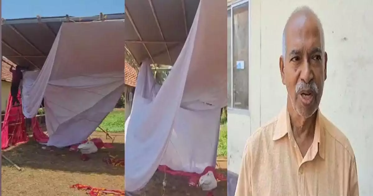 വി കുഞ്ഞികൃഷ്ണന്റെ തിരഞ്ഞെടുപ്പ് കമ്മിറ്റി ഓഫീസ് പൊളിച്ചു; സ്ഥലമുടമയെ സിപിഎമ്മുകാര് ഭീഷണിപ്പെടുത്തിയെന്ന് പരാതി