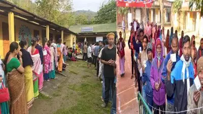 അസമിലും പുതുച്ചേരിയിലും വോട്ടര്‍മാരുടെ നീണ്ടനിര; 11 മണിവരെ അസമില്‍ 126 മണ്ഡലങ്ങളിലായി 38.9% പോളിംഗ്; പുതുച്ചേരിയില്‍ 37.1% പോളിംഗ്