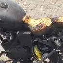 ചൂടില്‍ പൊള്ളി കൊച്ചി; പാർക്ക് ചെയ്തിരുന്ന ബൈക്കിന്റെ സീറ്റ് കത്തി നശിച്ചു