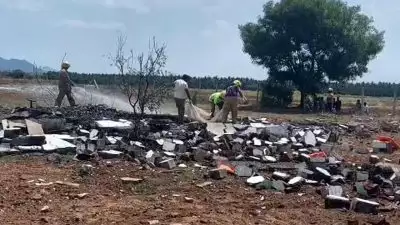 കമ്പത്ത് പടക്ക നിർമാണശാലയിൽ സ്‌ഫോടനം: രണ്ടു പേർ വെന്തുമരിച്ചു; രണ്ടു പേർക്ക് ഗുരുതര പരിക്ക്