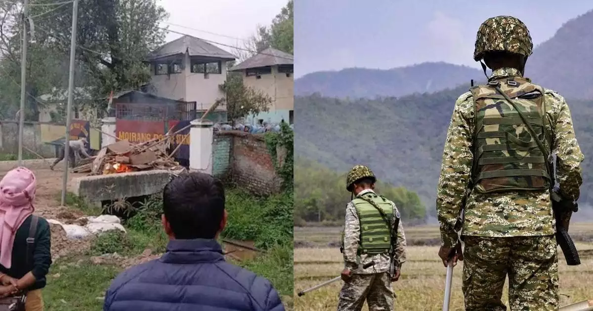 മണിപ്പൂരിൽ ബോംബ് സ്ഫോടനം; അഞ്ച് വയസ്സും ആറ് മാസവും പ്രായമുള്ള കുട്ടികൾ കൊല്ലപ്പെട്ടു