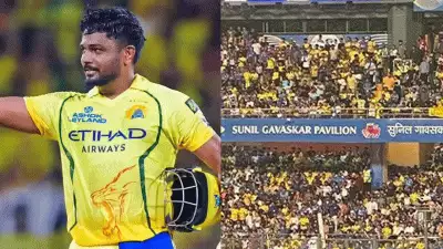 'നീല കടൽ പ്രതീക്ഷിച്ച വാങ്കഡെ സ്റ്റേഡിയത്തിൽ ഇത്രയും മഞ്ഞ നിറം ഞാൻ കണ്ടിട്ടേയില്ല'; ആരാധകരോട് സഞ്ജു സാംസൺ