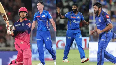 നേരിട്ട മൂന്നു താരങ്ങളുടെയും ആദ്യ പന്ത് സിക്സ്; ബുംറയെയും ബോൾട്ടിനെയും താക്കൂറിനെയും എയറിൽ കേറ്റി വൈഭവ്