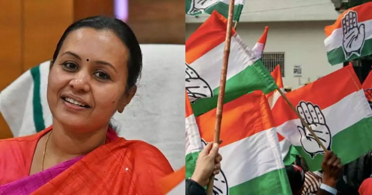 വോട്ടിങ് മെഷീനിൽ വീണാ ജോർജ്ജിന്റെ ഫോട്ടോയ്ക്ക് മാത്രമേ വ്യക്തതയുള്ളൂ; വോട്ടെടുപ്പ് പുരോഗമിക്കുന്നതിനിടെ പരാതിയുമായി കോൺഗ്രസ്