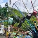 വെൽഡിങ് അടർന്നു, തിരുവനന്തപുരം അമ്യുസ്മെന്റ് പാർക്കിൽ റൈഡ്‌ പൊട്ടി വീണ് അപകടം; അഞ്ച് പേർക്ക് ​ഗുരുതര പരിക്ക്