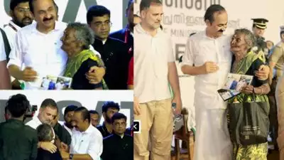 'അമ്മാളുഅമ്മ എന്ന പേര് സതീശൻ ഇട്ടതാണ്, മകനെപോലെയല്ല മകനാണ്'; വി.ഡി. സതീശന്റെ സത്യപ്രതിജ്ഞ കാണാൻ എത്തി സീത ലക്ഷ്മി അമ്മാൾ