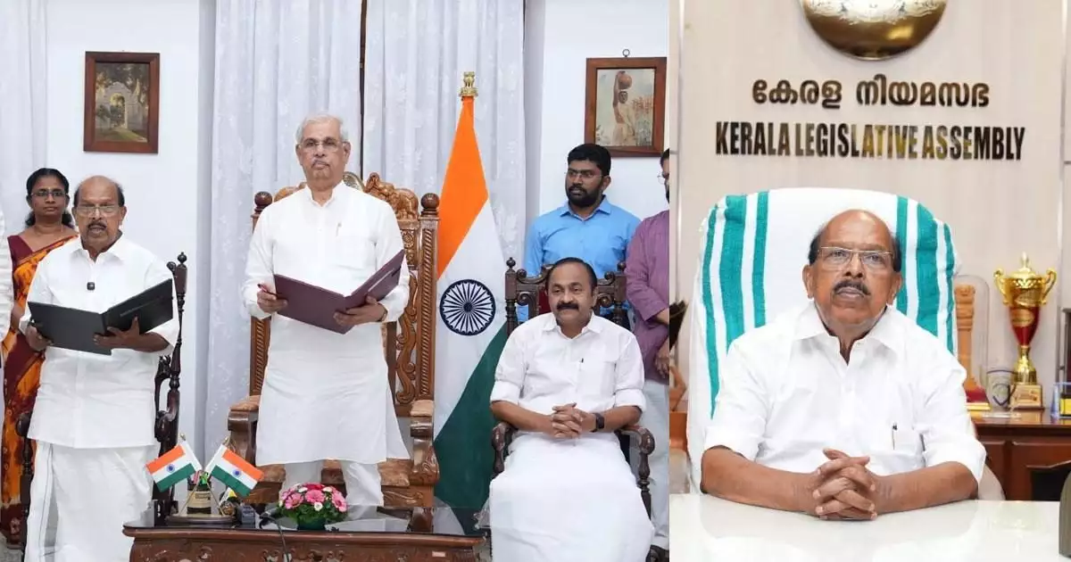 എംഎല്എമാരുടെ സത്യപ്രതിജ്ഞ നാളെ; പ്രോ ടെം സ്പീക്കര് ജി സുധാകരന് സത്യവാചകം ചൊല്ലിക്കൊടുക്കും
