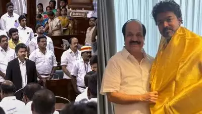 മുഖ്യമന്ത്രി വിജയ്ക്ക് നിയമസഭയിൽ ആദ്യ രാഷ്ട്രീയ വിജയം; എതിരാളിയില്ലാതെ ജെസിഡി പ്രഭാകർ സ്പീക്കറായി തെരഞ്ഞെടുക്കപ്പെട്ടു