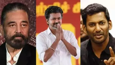 മദ്യവിൽപ്പനശാലകൾക്ക് പൂട്ട് ഏർപ്പെടുത്തിയ വിജയ് സർക്കാരിന്റെ തീരുമാനത്തിന് വിസിലടിച്ച് വിശാൽ; തമിഴ് കുടുംബങ്ങളുടെ ആവശ്യമാണ് വിജയ് നിറവേറ്റിയതെന്ന് കമൽ ഹാസൻ