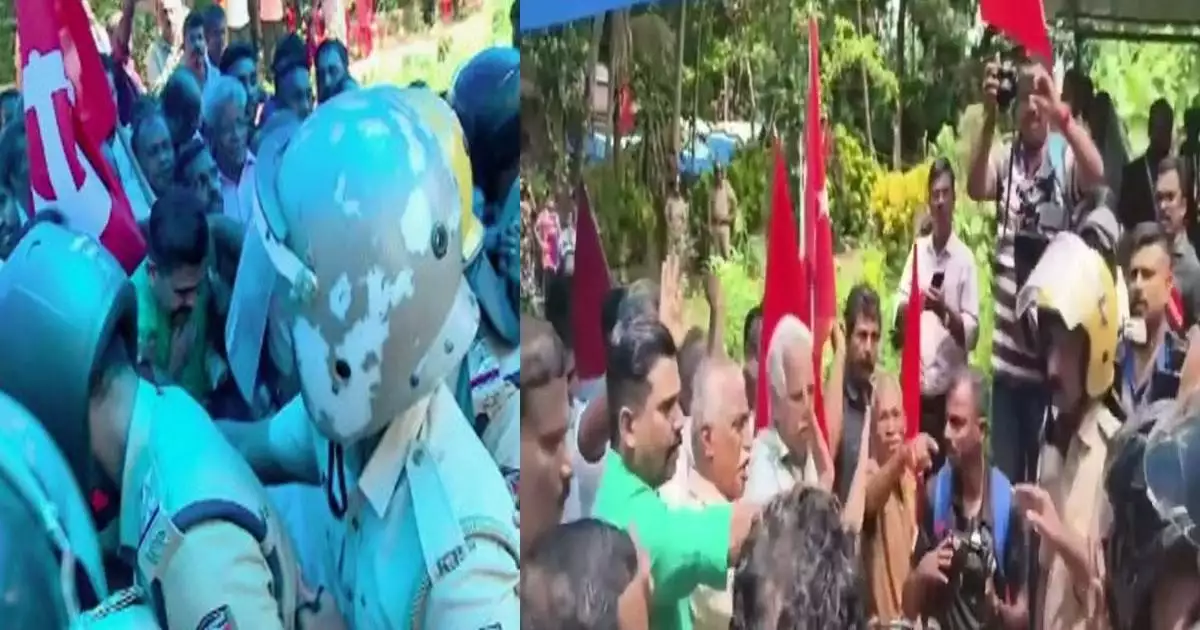 മലയിടംതുരുത്തില് കുടുംബങ്ങളെ കുടിയൊഴിപ്പിക്കുന്നതിനെതിരായ പ്രതിഷേധം; അമ്പതോളം പേര്ക്കെതിരെ കേസ്
