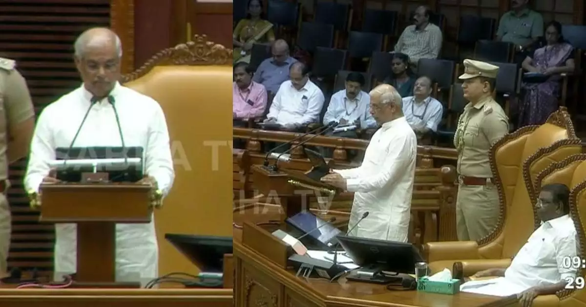 ഗവർണറുടെ നയപ്രഖ്യാപനം; സാമ്പത്തിക മേഖല കടുത്ത വെല്ലുവിളിയിൽ, ഇന്ദിര ഗ്യാരണ്ടിയുമായി മുന്നോട്ട് പോകുമെന്ന് പ്രഖ്യാപനം