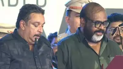 'ഇടത് മൂല്യങ്ങൾ കൈവിടാതെ സി പി ജോണും ഷിബു ബേബി ജോണും'; വിഡിഎസ് ക്യാബിനറ്റിൽ സഗൗരവം സത്യപ്രതിജ്ഞ ചെയ്‌ത്‌ മന്ത്രിസഭയിലേക്ക്