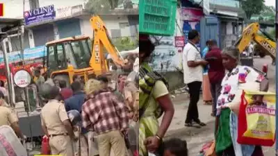 പൂപ്പാറയില്‍ ഒഴിപ്പിക്കല്‍: കയ്യേറി നിര്‍മ്മിച്ച 56 കെട്ടിടങ്ങള്‍ ഉടമകൾ പൊളിച്ചു നീക്കുന്നു; പുനരധിവാസം ആവശ്യമുള്ള 12 പേർക്ക് സർക്കാർ സഹായം ഒരുക്കുമെന്ന് ജില്ലാ കലക്ടർ