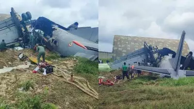ലാൻഡിംഗിന് ശേഷം നിയന്ത്രണം നഷ്ടപ്പെട്ടു, പിന്നാലെ തീപടർന്നു; അസമിൽ യുദ്ധ വിമാനത്തിന് തീപിടിച്ച് അഞ്ച് പേർക്ക് വീരമൃത്യു