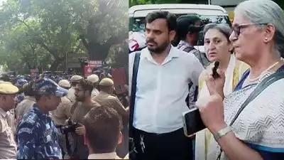 സിജെപി പ്രതിഷേധത്തിനിടെ സിപിഐ നേതാവ് ആനി രാജയ്ക്ക് നേരെ കൈയേറ്റം; മൂന്ന് പേരെ പൊലീസ് പിടികൂടി