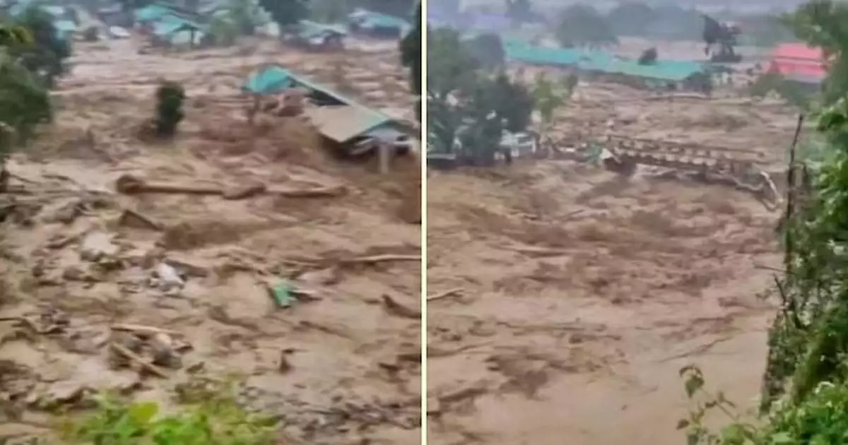 അരുണാചൽ പ്രദേശിൽ മിന്നൽ പ്രളയം; വ്യാപക നാശനഷ്ടം