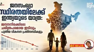 ജനസംഖ്യാ സ്ഥിരതയിലേക്കുള്ള ഇന്ത്യയുടെ യാത്ര: ജനനനിരക്കിലെ ചരിത്രപരമായ ഇടിവും പുതിയ വികസന പ്രതിസന്ധികളും