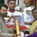 പത്മഭൂഷൺ നിറവിൽ മമ്മൂട്ടി; രാഷ്ട്രപതിയിൽനിന്ന് ബഹുമതി ഏറ്റുവാങ്ങി