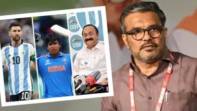 'ലോകകപ്പിൽ ഏറ്റവും കൂടുതൽ ഗോളടിച്ച താരം മെസ്സി, ഏറ്റവും കുറഞ്ഞ സമയം കൊണ്ട് ഏറ്റവും കൂടുതൽ തവണ നിലപാടുമാറ്റിയ മുഖ്യമന്ത്രി വി ഡി സതീശൻ'; പരിഹസിച്ച് എം ബി രാജേഷ്